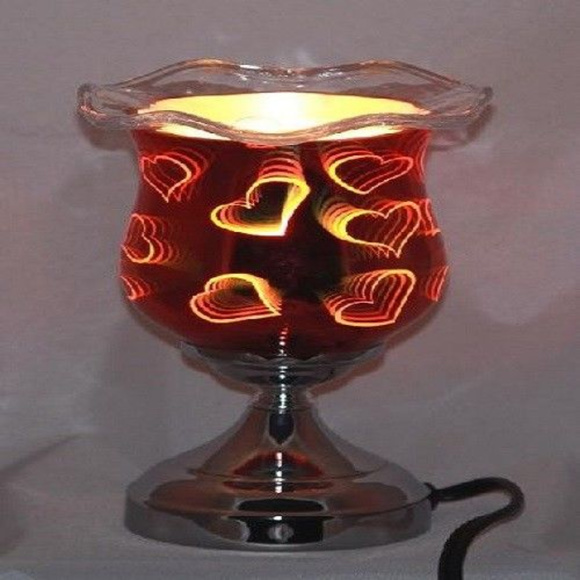 Unbranded Other - Hearts Touch Fragrance Lamp 3D